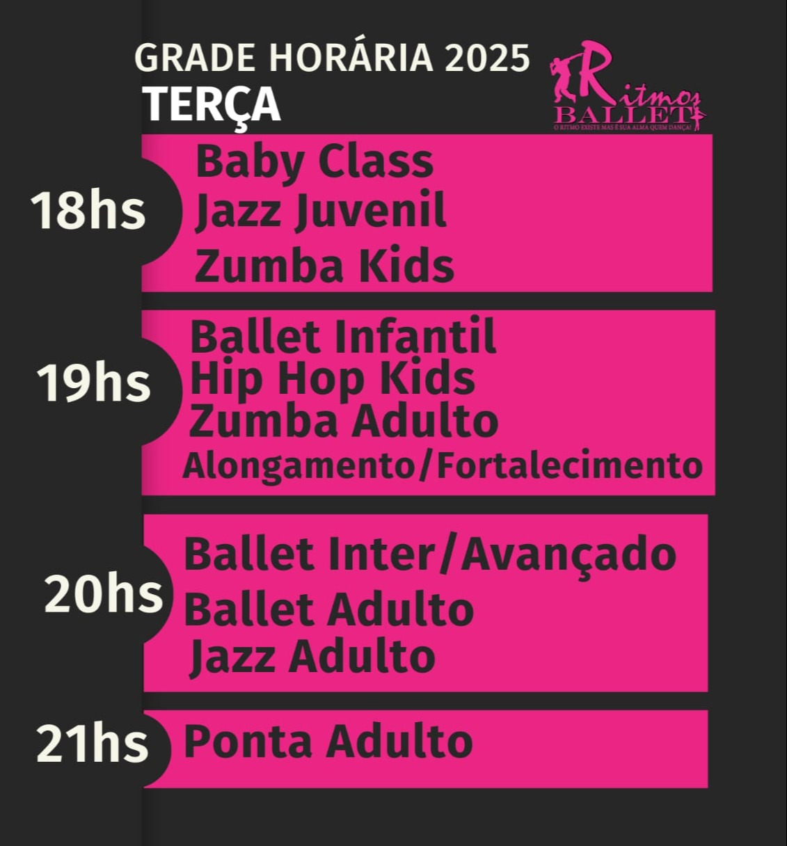 GRADE AULA TERÇA